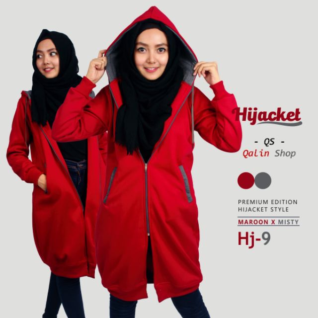 80 Model Jaket Wanita Muslim Gratis Terbaru