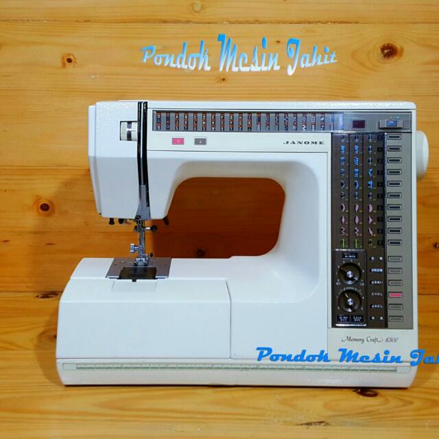 Mesin Jahit Janome Memory Craft 6500 Ori Jepang Ex Display Elektronik Lainnya Di Carousell