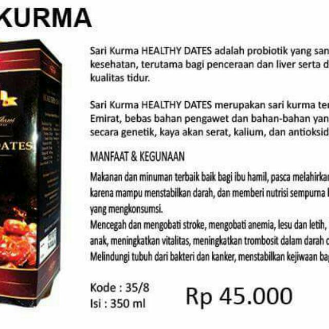 Manfaat Sari Kurma Healthy Dates Untuk Ibu Hamil Info Seputar Kehamilan