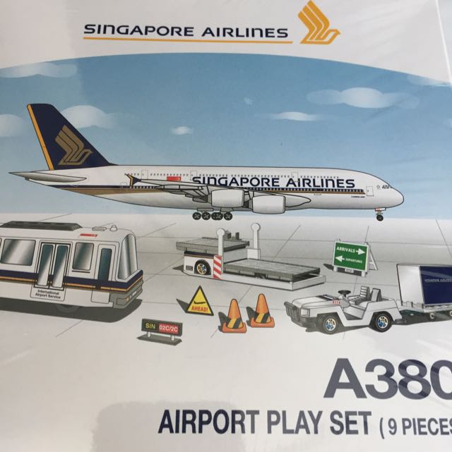 singapore airlines airport playset