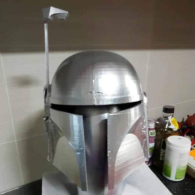 Star Wars Mandalorian Helmet Design Craft Handmade Craft On Carousell