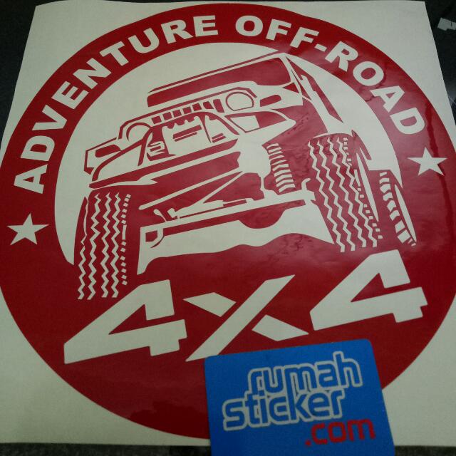 Sticker Cutting Decal Adventure Offroad Auto Accessories On Carousell