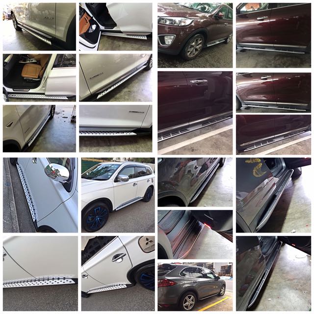 Suv Aluminium Side Step Running Board Bumper Protection In