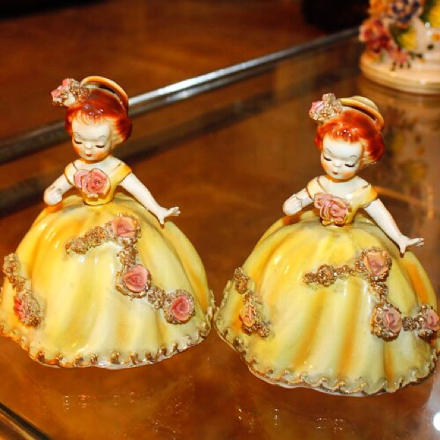 Vintage French Girl Figurines, Hobbies & Toys, Memorabilia