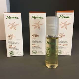 《Melvita》100% Argan oil 滾珠瓶 10ml