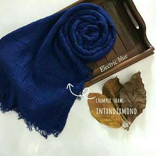 💐 .Crumple Shawl.💐