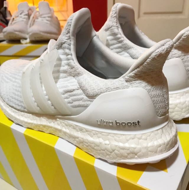 Adidas Ultra Boost 3.0 Triple White US8.5