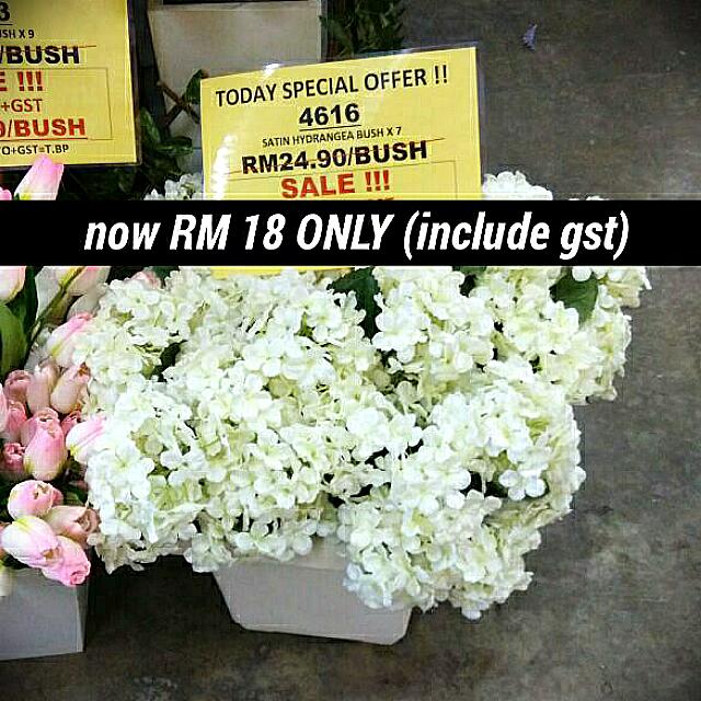 Nearly Natural 19 In Hydrangea Artificial Plant Set Of 3 6134