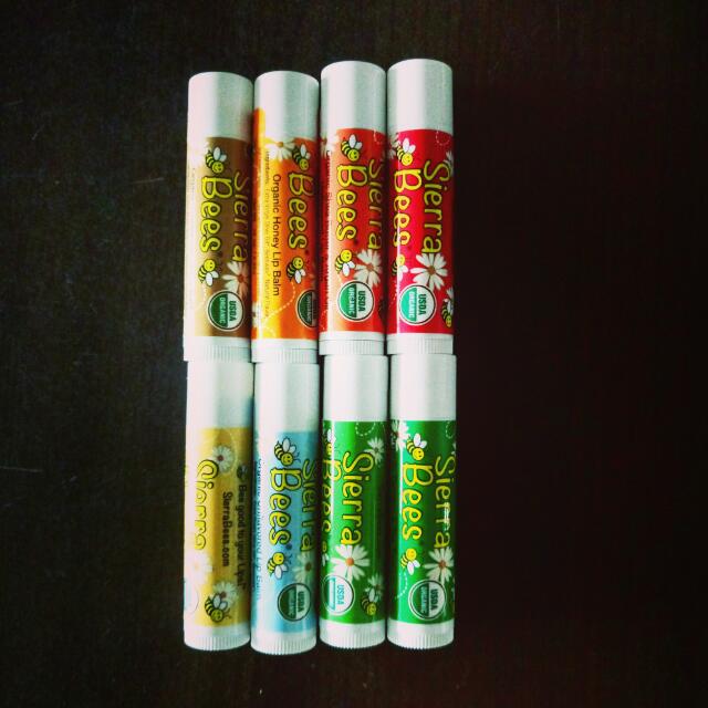 (BN INSTOCK) Sierra Bees Organic Lip Balms (Expiration Date Jul 2018