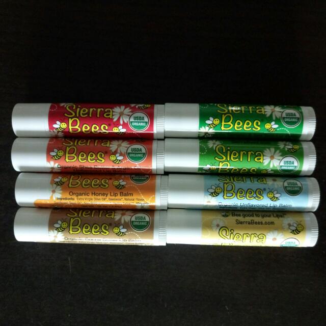 (BN INSTOCK) Sierra Bees Organic Lip Balms (Expiration Date Jul 2018