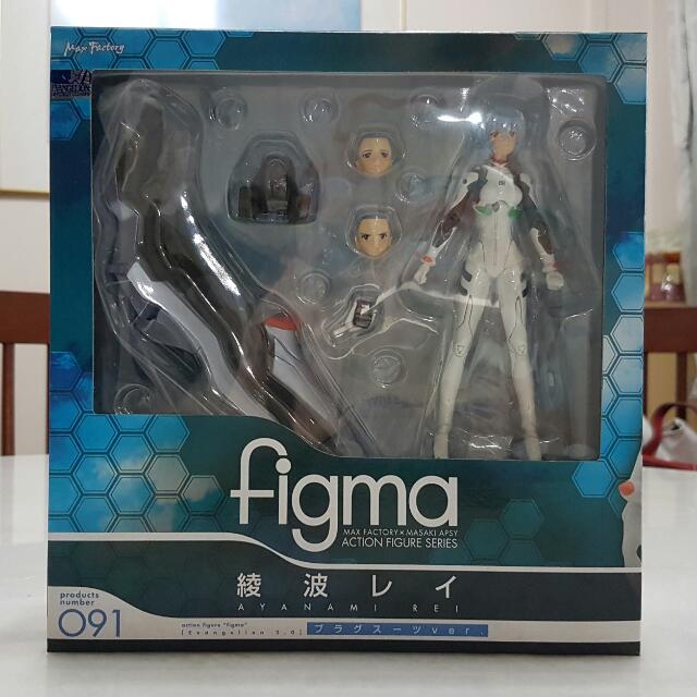 figma 091 Evangelion 2.0 Rei Ayanami Plug Suit Version Action Figure