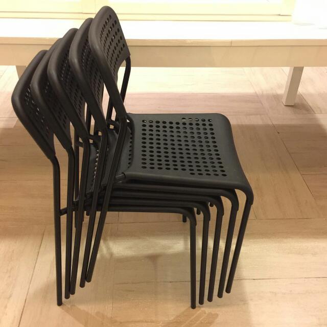 Ikea ADDE CHAIRS Cafe Restaurant Food, Furniture & Home Living ...