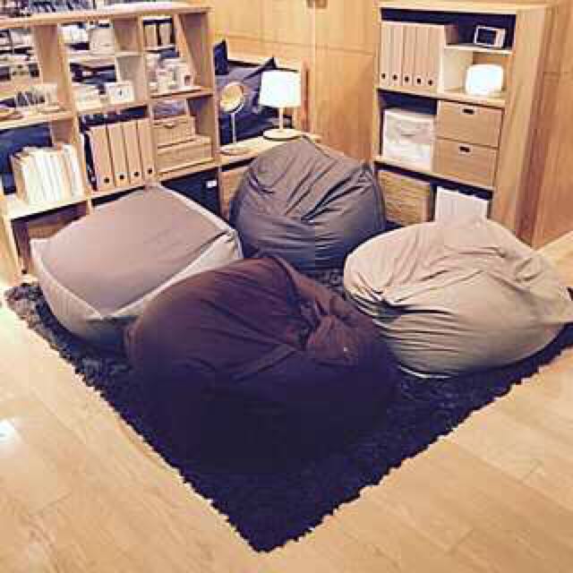 Muji Inspired Bean Bag, Furniture & Home Living, Furniture, Chairs on Carousell