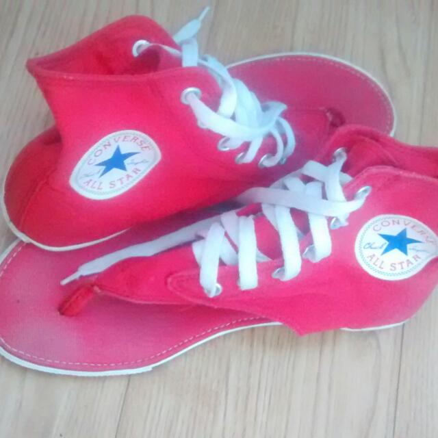 repriced rush very cheap price original converse for women gladiator size 7 women s fashion shoes on carousell carousell ph