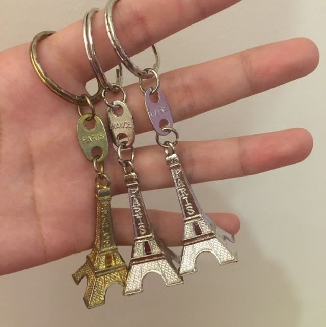 Paris Eiffel Tower Keychains, Everything Else, Others on Carousell