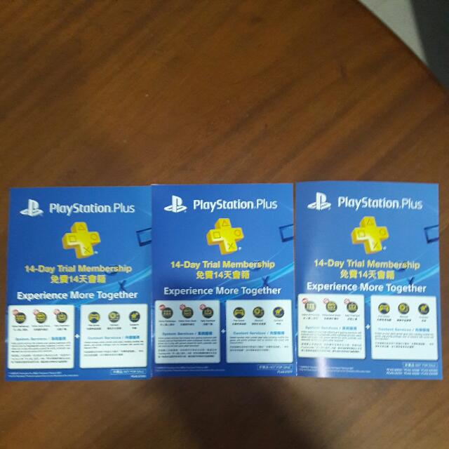 Playstation Plus 14 Day Trial Membership Toys Games Video Gaming Video Games On Carousell