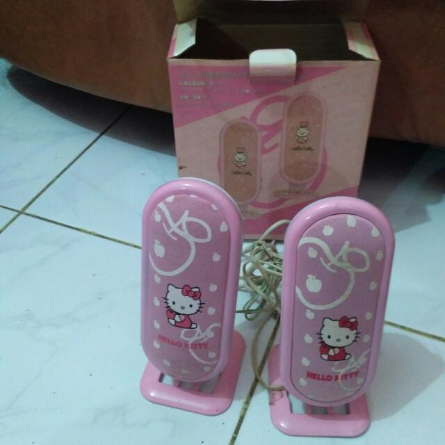 Speaker Aktif Hello Kitty Elektronik Audio Di Carousell