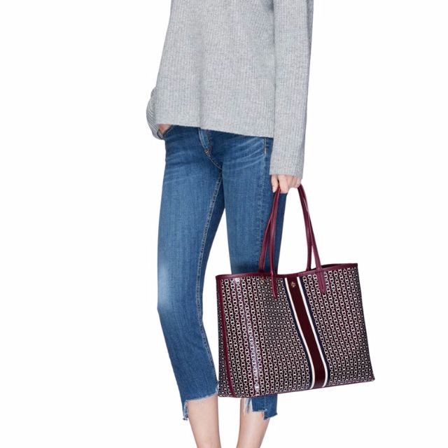 Tory burch blue hotsell gemini link tote