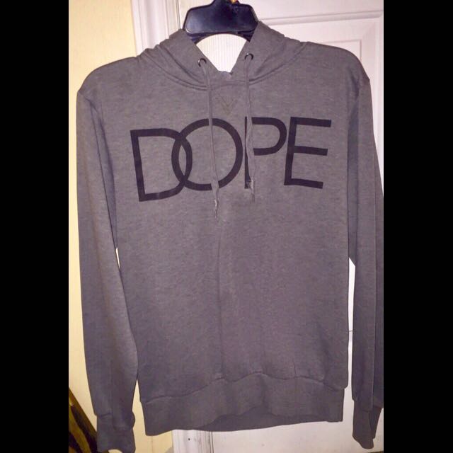 Urban Heritage grey Dope print graphic pullover hoodie Women s Fashion Clothes on Carousell