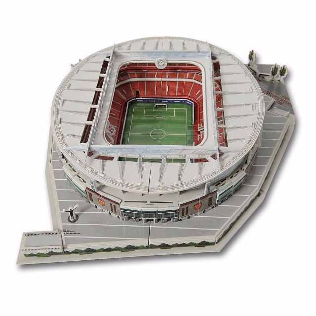 [Authentic] Arsenal Emirates Stadium 3D Nanostad Puzzle, Toys & Games