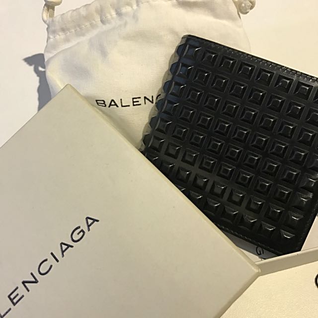 Balenciaga Men's Studded Wallet, Men's Fashion, Bags, bags, Clutches and on