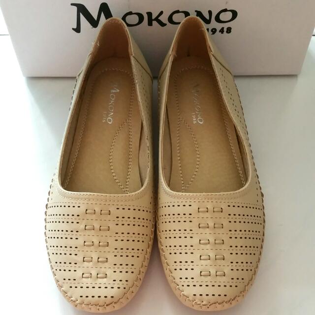 Brand New Mokono 1948 Simple Casual Comfortable Ladies Nude Beige