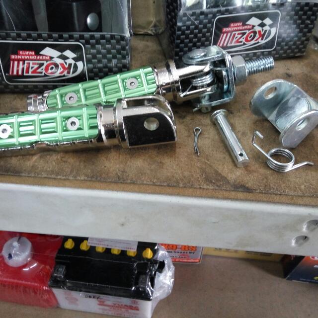 CNC Universal KOZI Footrest, Car Accessories on Carousell