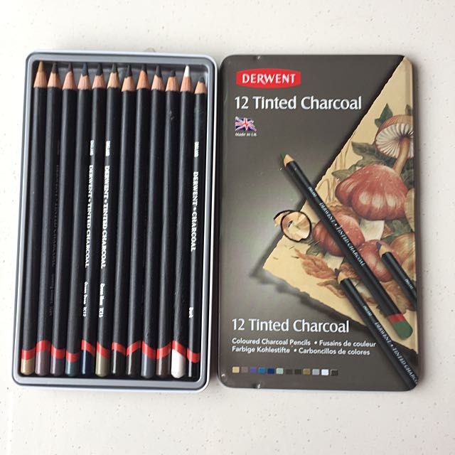 Derwent Tainted Charcoal Pencils Design Craft Craft Supplies