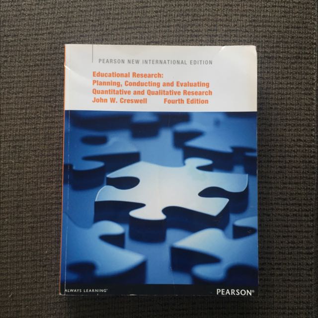 Educational Research John W Creswell Planning Conducting And