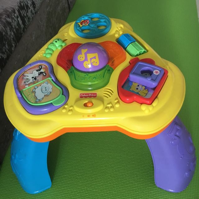 fisher price lights and sounds activity table