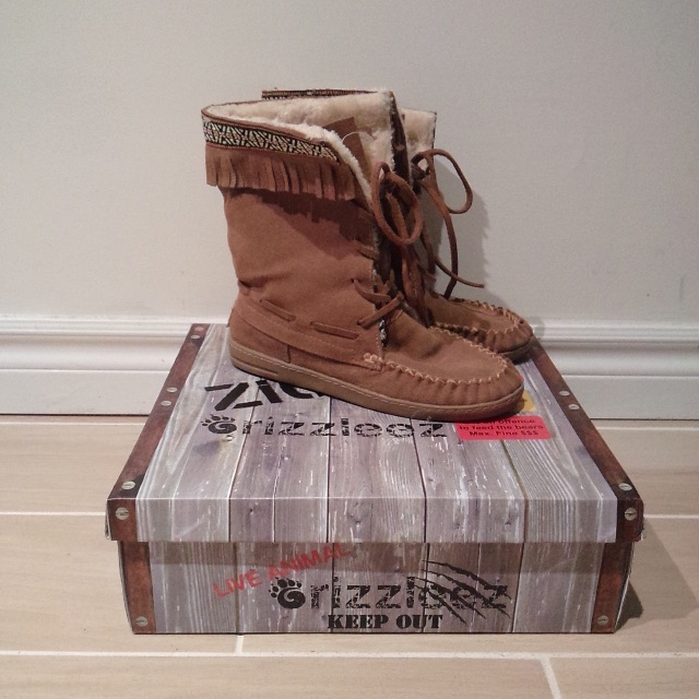 Ziginy hot sale grizzleez moccasins