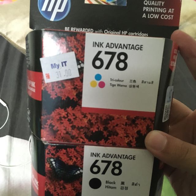hp ink 678 printer