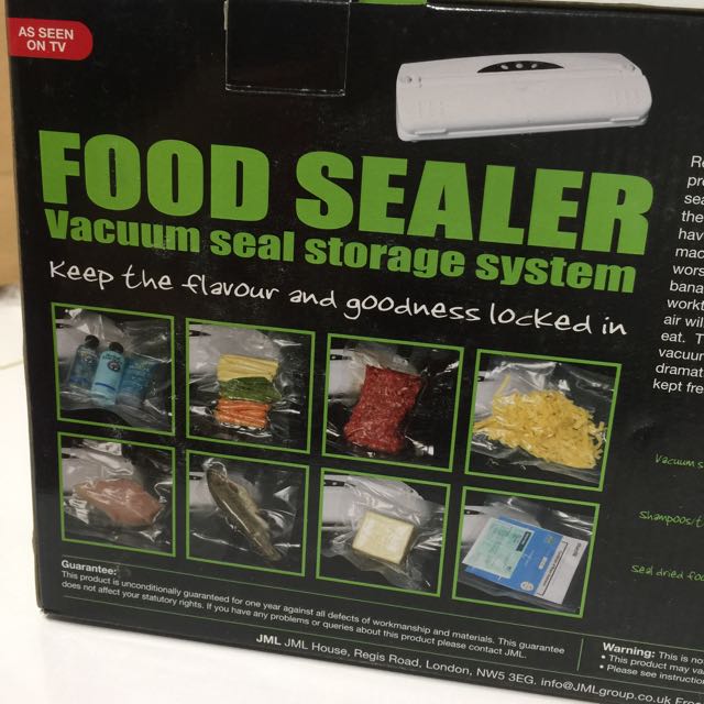 JML Vacuum Heat Sealer, TV & Home Appliances, Vacuum Cleaner