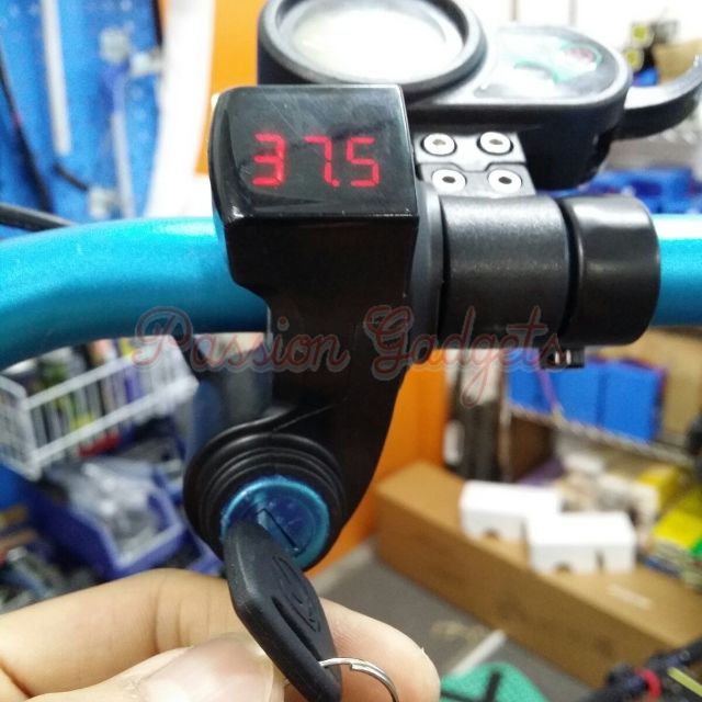 Key ignition on/off switch with voltmeter for Electric Scooter ebike