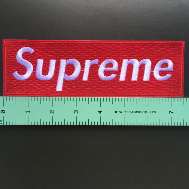 Supreme iron on clearance