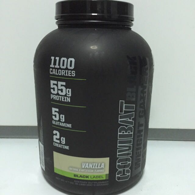 MusclePharm Combat Black Weight Gainer, Sports Equipment ...