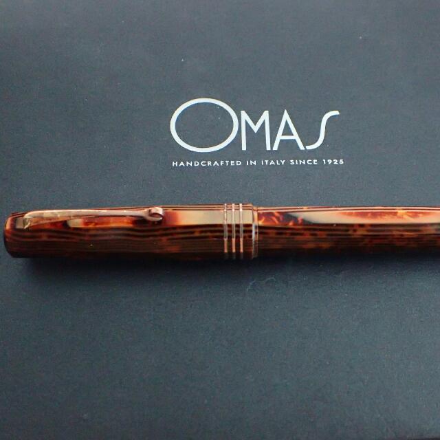 omas paragon vintage bronze arco rose gold trim hobbies toys stationery craft craft supplies tools on carousell