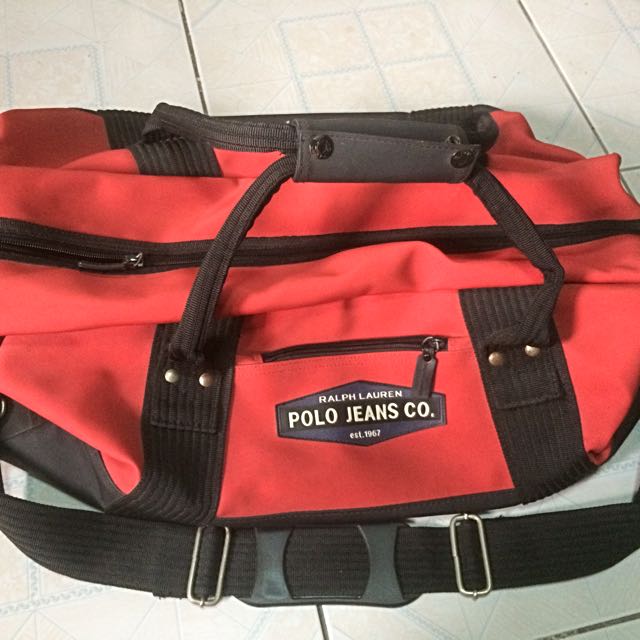 Ralph Lauren Gym Bag, Men's Fashion, Bags, Belt bags, Clutches and