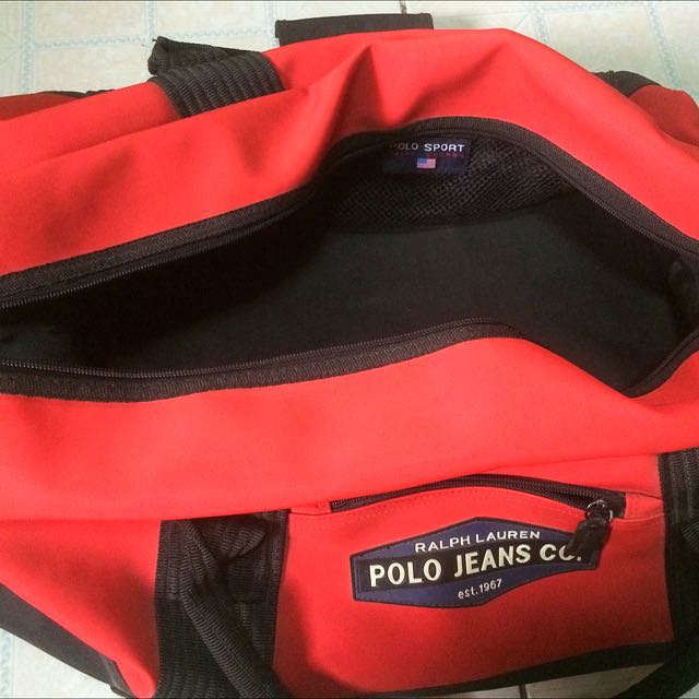 Ralph Lauren Gym Bag, Men's Fashion, Bags, Belt bags, Clutches and