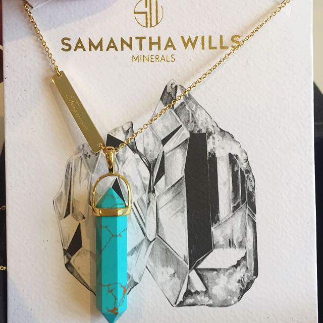 Samantha Wills Turquoise Mineral Necklace Women s Fashion Jewelry on Carousell