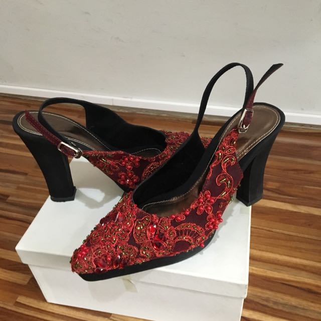 Selop Pengantin Customized Fesyen Wanita Sepatu Di Carousell