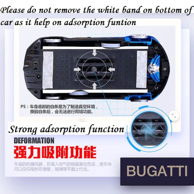 Super Toy US Action Wall Climbing Transformable Robot comes with Remote and USB Charger Climb Wall Car Stunt Suction Car Adults Children Toys