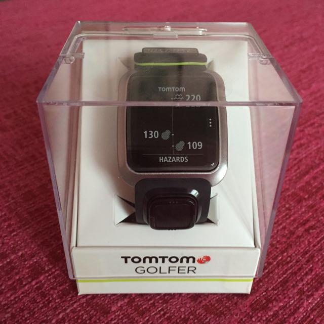 Tomtom Golfer Watch Gps Watch Dark Grey bright Green Mobile Phones Gadgets Wearables Smart Watches on Carousell