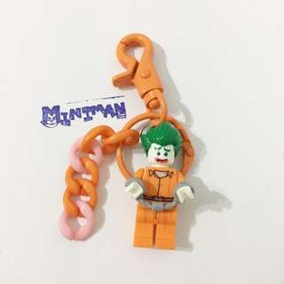 售出 Miniman手作飾品 積木人偶鑰匙圈 樂高相容