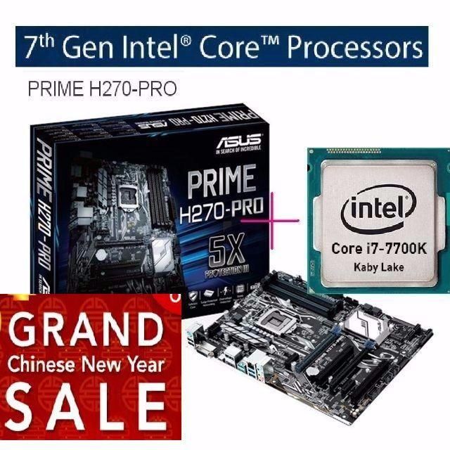 Asus Prime H270 Pro I7 7700k Rogue One Rebels Sales 7th Gen Mobo Chip Electronics Computer Parts Accessories On Carousell