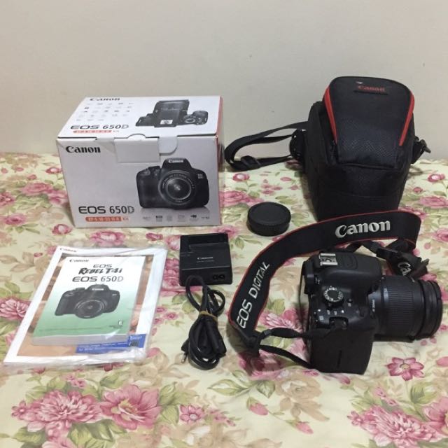 dslr canon eos 650d fullset