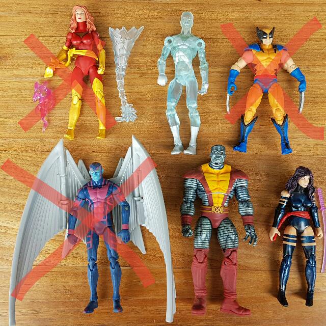 Hasbro Marvel Universe Legends 3 75 X Men Phoenix Ice Man Wolverine Archangle Colossus Psylocke Toys Games Bricks Figurines On Carousell
