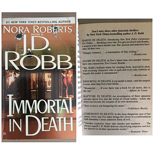 Immortal In Death By Jd Robb Buku Alat Tulis Buku Di Carousell