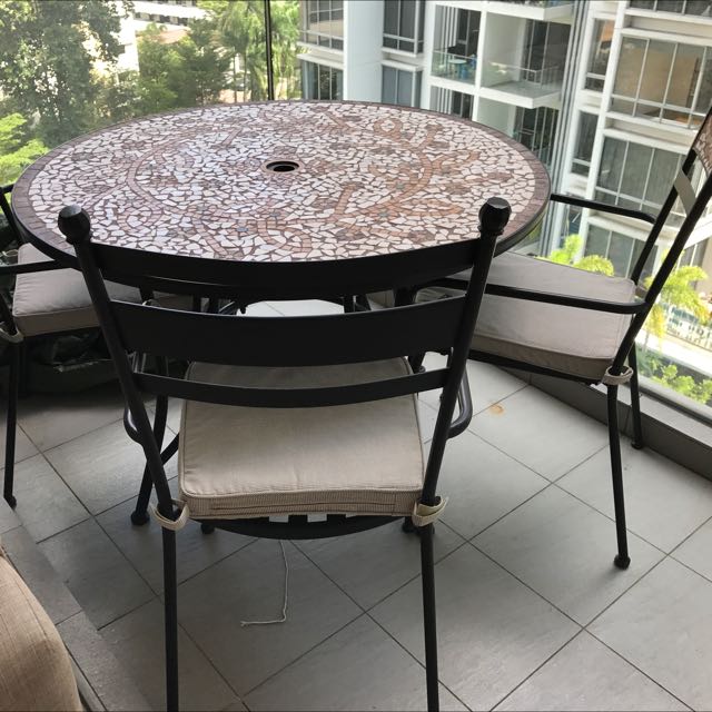Mosaic garden table clearance marks and spencer