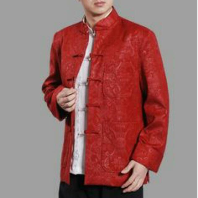 Modern Chinese Clothing For Men, Men's Fashion, Tops & Sets, Formal Shirts  on Carousell